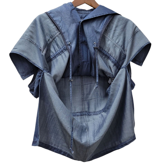 Buffalo David Bitton Women's Lightweight Tunic Denim Top Medium - Picture 4 of 7